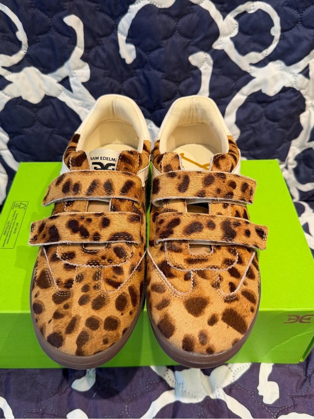 Sam Edelman Womens Talia Sneakers - Brown Leopard - Size 7.5 M *NEW IN BOX*
